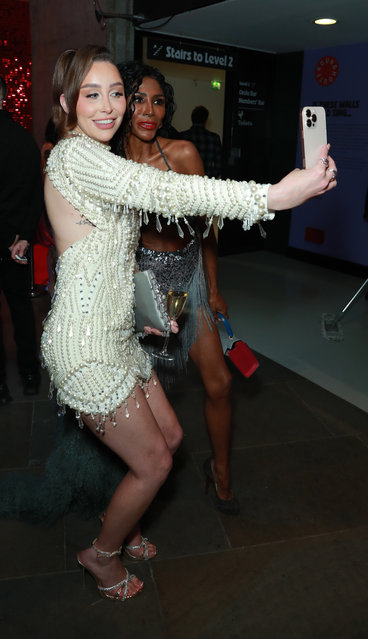 Reality TV star Ella Morgan (L) and Sinitta attend the Virgin Atlantic Attitude Awards 2025 at The Roundhouse on October 08, 2025 in London, England. (Photo by Dave Benett/Getty Images)