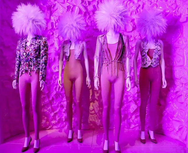 A display at the “Chaos to Couture” Costume Institute Exhibition at the Metropolitan Museum of Art in New York City, on May 6, 2013. (Photo by Rob Kim/Getty Images)
