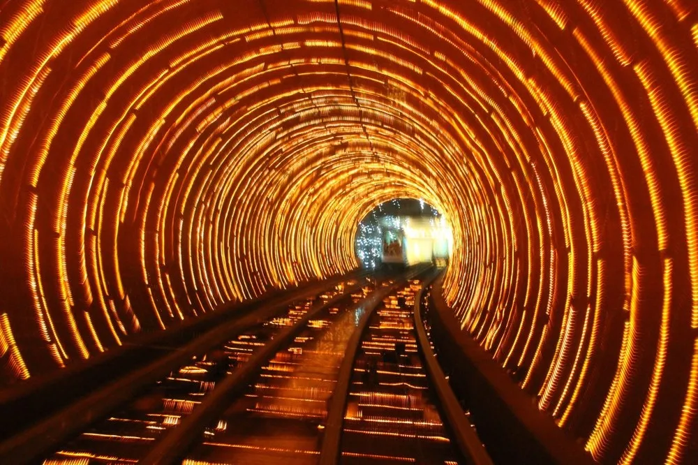 The Bund Sightseeing Tunnel in Shanghai