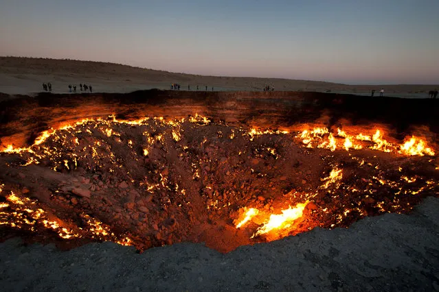 The door to hell. (Photo by William Keeping/Caters News)