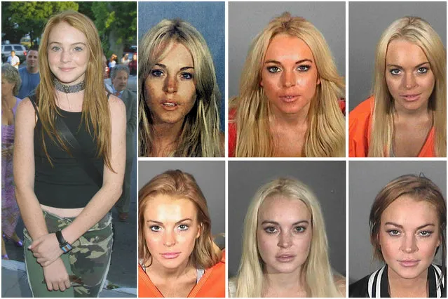 After a huge string of commercials, a stint on “Another World” and “The Parent Trap”, Lindsay Lohan burst into the Hollywood mainstream in 2004 with “Mean Girls.” Since then, by the numbers: Lilo has appeared in court 20 times, seen four different judges who have found her in violation of her probation and was incarcerated for less than two weeks in her six separate trips to the Los Angeles County jail. Phew. (Photo by Getty Images/Everett Collection)