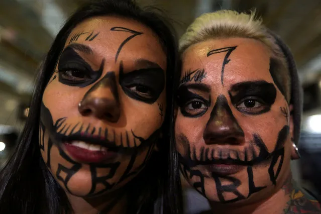 Visitors are pictured during the Tattoo Week SP 2016 in Sao Paulo, Brazil, July 23, 2016. (Photo by Paulo Whitaker/Reuters)