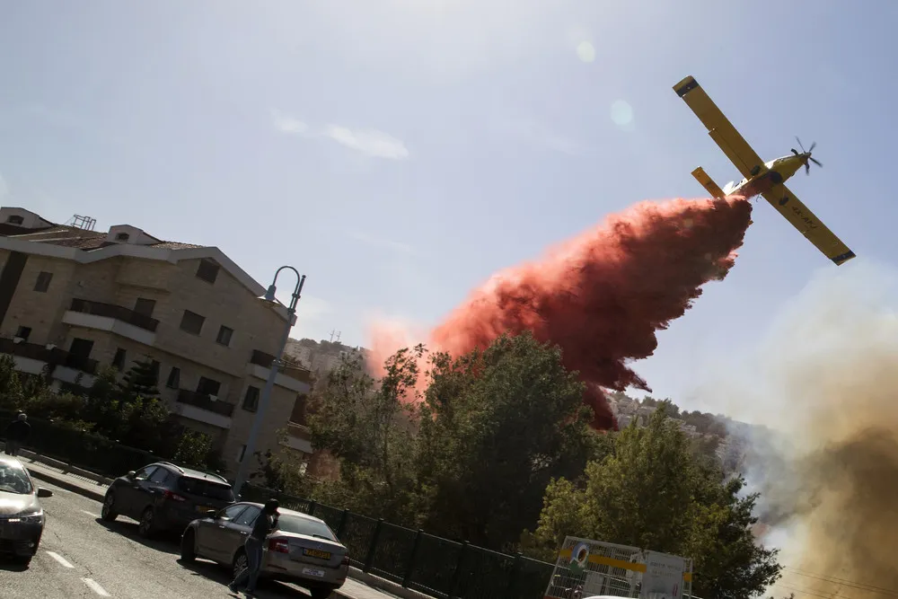 Fires Rage through Haifa