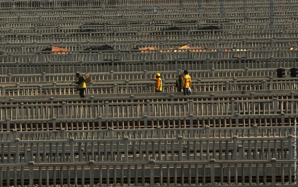 Construction Continues On The Beijing-Shanghai High-Speed Railway