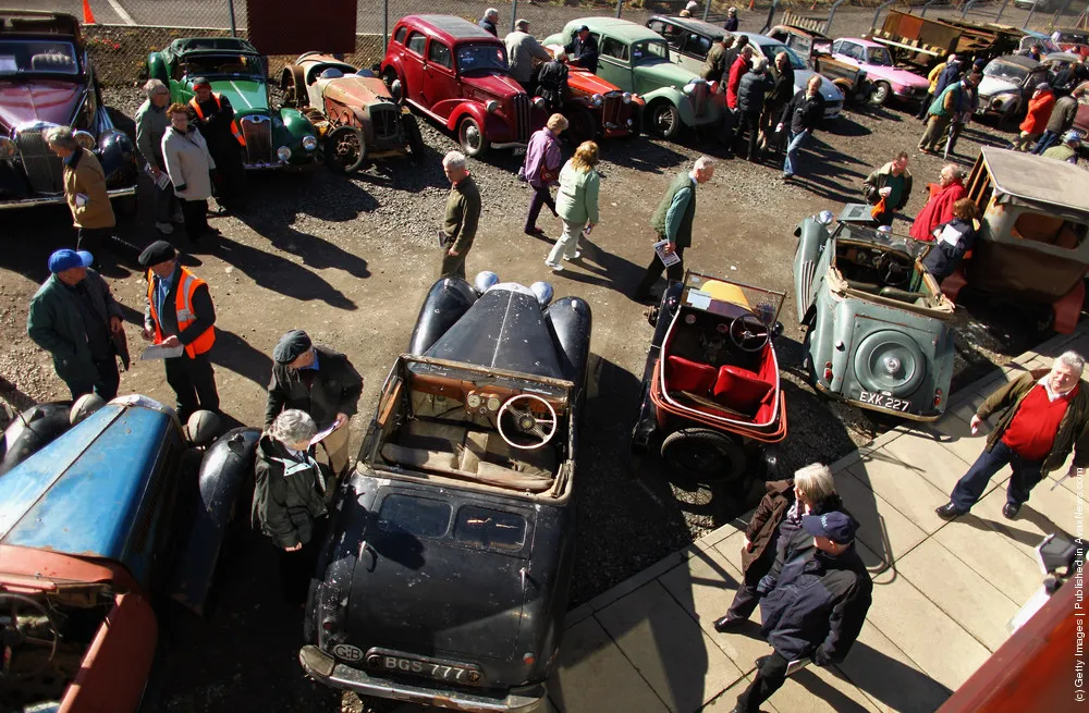 Extremely Rare Vintage Vehicles Are Put Up For Auction In Glamis