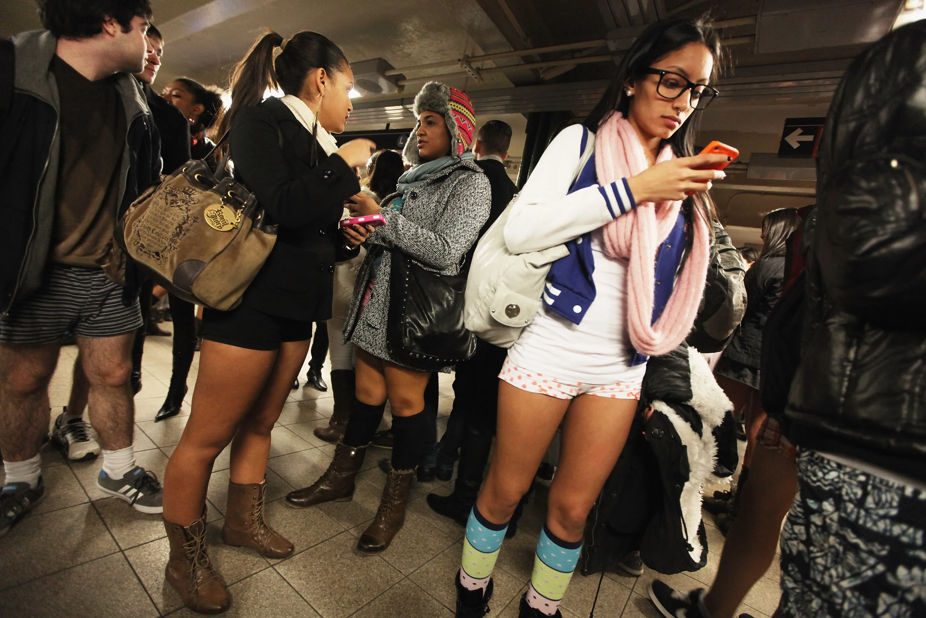 Annual “No Pants” Subway Ride Takes Place On NYC's Subways