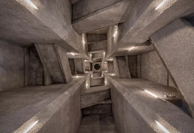 “Bones” by Francis Meslet; France. “This picture was taken in a well-known French memorial for the centenary of the first world war. You can see the other side of this memorial looking up over your head. Another point of view”. (Photo by Francis Meslet/Art of Building Photography Awards 2017)