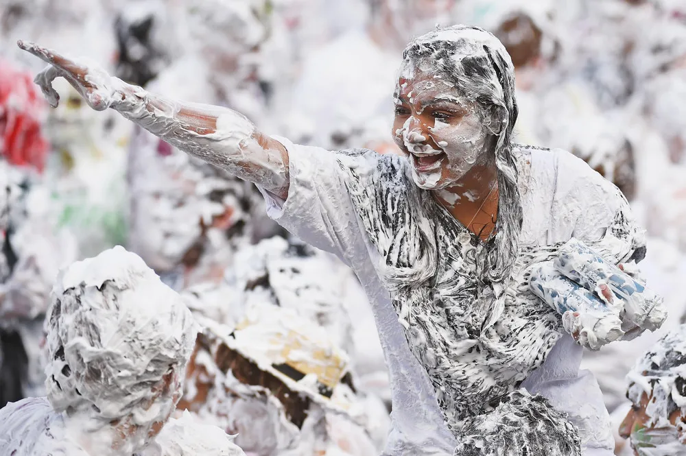 Students Celebrate Raisin Monday at St Andrew's University