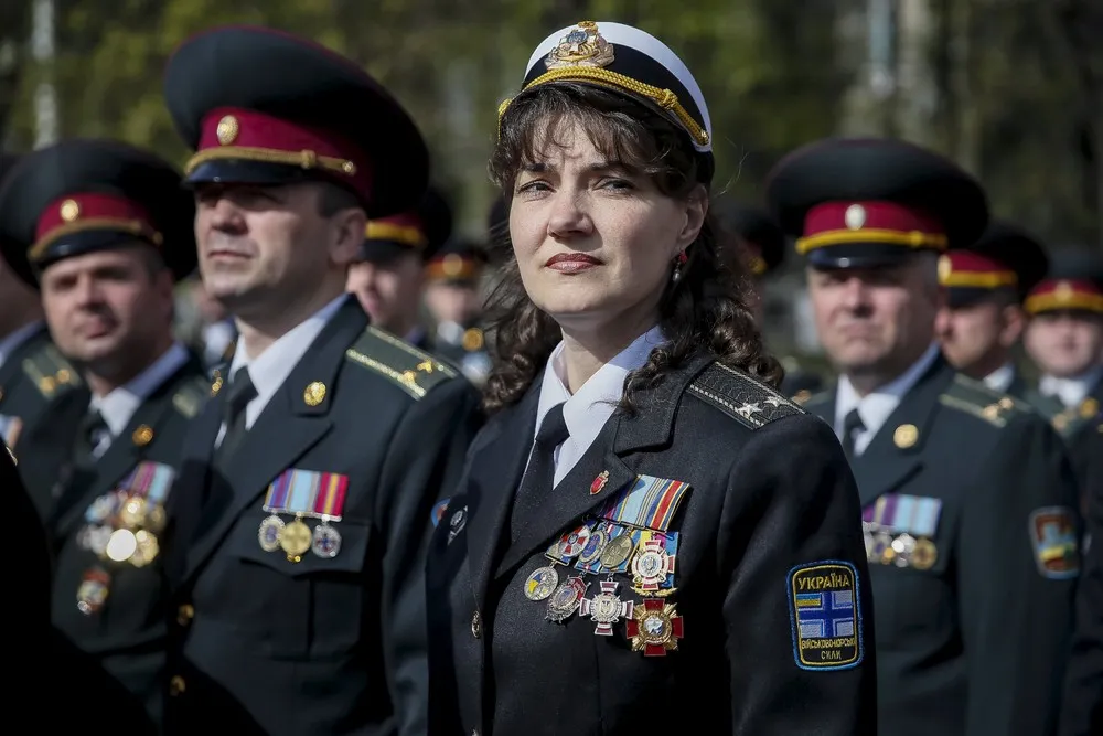 A Graduation Ceremony at the National University of Defence of Ukraine