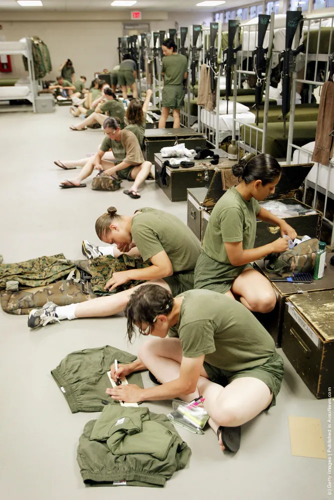 Female U.S. Marines Recruits
