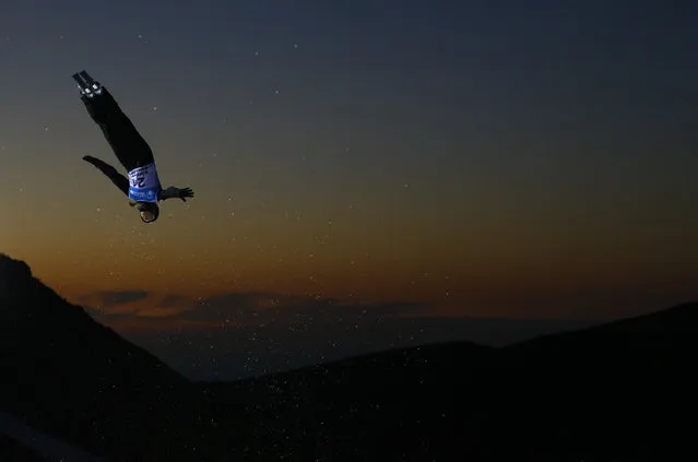 Madison Olsen of the U.S. competes in the Women's Aerials final at the FIS Snowboarding and Freestyle Skiing World Championships in Sierra Nevada, Spain on March 10, 2017. (Photo by Paul Hanna/Reuters)