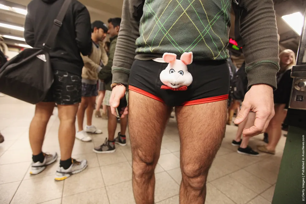 Annual “No Pants” Subway Ride Takes Place On NYC's Subways