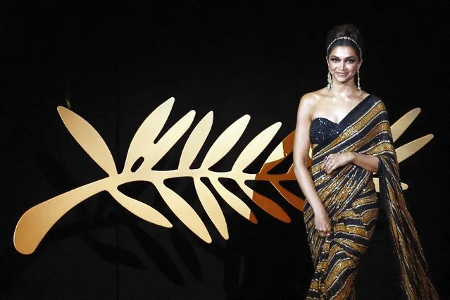 Jury member, Indian actress Deepika Padukone attends the opening ceremony gala dinner for the 75th annual Cannes film festival at Palais des Festivals on May 17, 2022 in Cannes, France. (Photo by Eric Gaillard/Reuters)