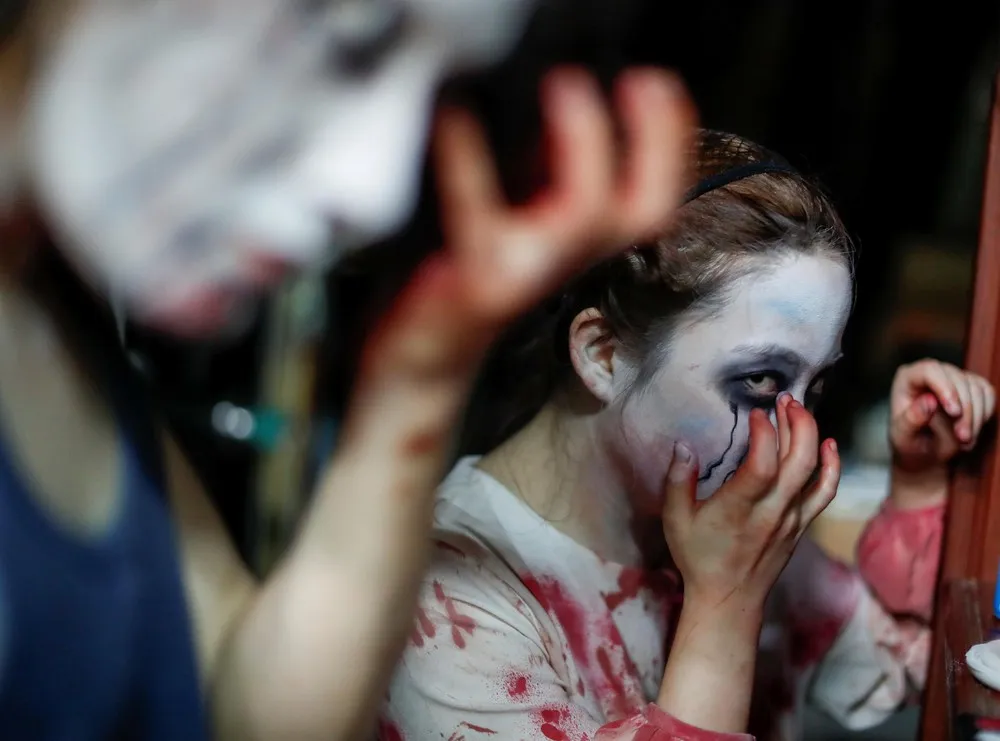 Zombie in Tokyo amid Coronavirus Fears