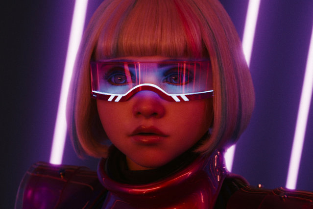 The character M3GAN appears in the horror film M3GAN 2.0, directed by Gerard Johnstone, in an undated studio photograph. (Photo by Universal Pictures/Handout via Reuters)