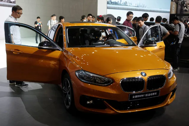 A BMW 1 Series is shown at China (Guangzhou) International Automobile Exhibition in Guangzhou, China November 18, 2016. (Photo by Bobby Yip/Reuters)