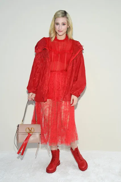 Lili Reinhart attends the Valentino show as part of the Paris Fashion Week Womenswear Fall/Winter 2019/2020  on March 03, 2019 in Paris, France. (Photo by Pascal Le Segretain/Getty Images)