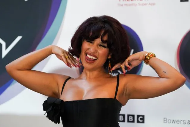 English singer and songwriter Raye poses for a photograph at the Mercury Music Prize awards in London, Britain, on September 7, 2023. (Photo by Maja Smiejkowska/Reuters)