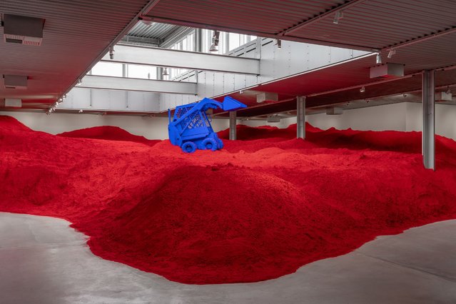 The Arken museum of contemporary art in Ishoj, Denmark, in May 2024 is hosting an exhibition of the British-Indian conceptual artist Sir Anish Kapoor’s works — the largest ever to be held in Scandinavia. (Photo by David Stjernholm/The Times)