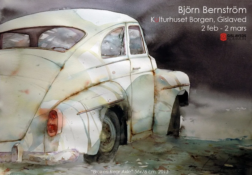 Watercolor Painting by Bjorn Bernstrom