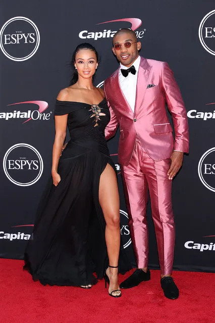 Draya Michele and Orlando Scandrick attend The 2017 ESPYS at Microsoft Theater on July 12, 2017 in Los Angeles, California. (Photo by Phillip Faraone/Patrick McMullan via Getty Images)