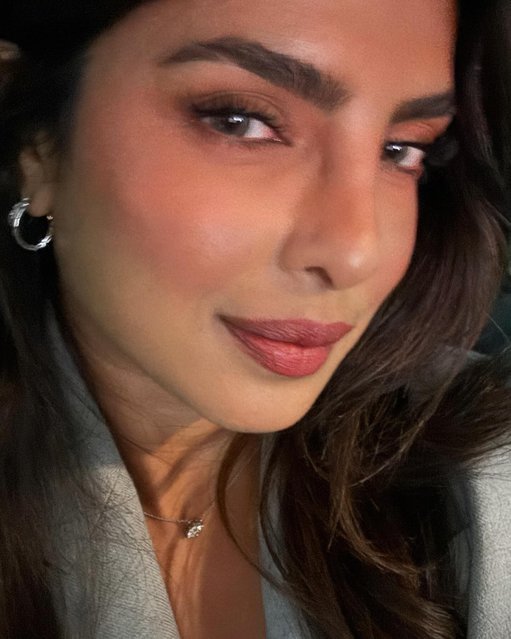 Indian actress Priyanka Chopra shows off a glam moment early October 2024. (Photo by priyankachopra/Instagram)