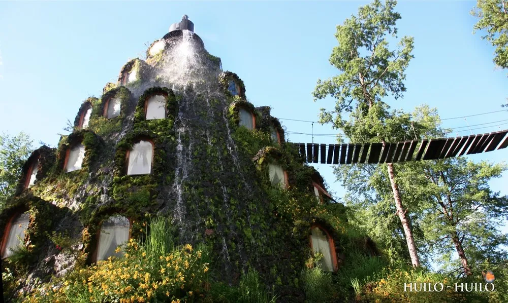 The Magic Mountain Hotel in the Huilo Huilo Reserve