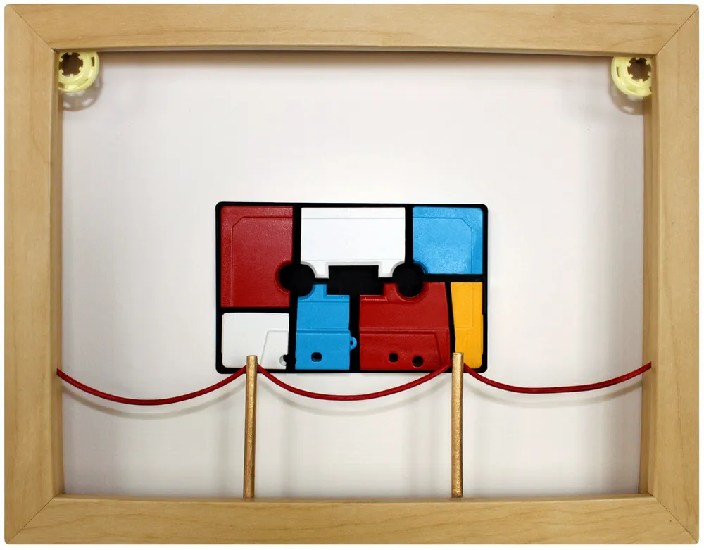 Cassette Tape Art by Benoit Jammes