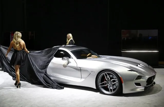 The 2016 Fisker V10 Force 1 is unveiled during the official launch of VLF Automotive at the North American International Auto Show in Detroit, January 12, 2016. (Photo by Gary Cameron/Reuters)