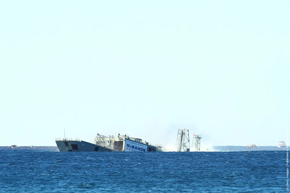 HMAS Adelaide Sunk Off Central Coast
