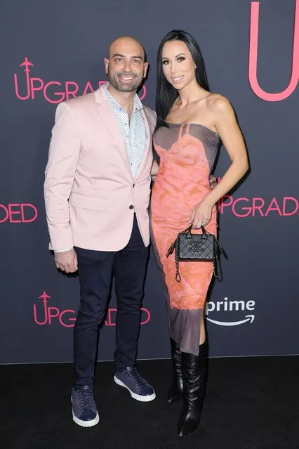 “Real Housewives of New Jersey” couple John Fuda and Rachel Fuda attend the Prime Video's “Upgraded” New York Screening  at iPic Fulton Market on February 07, 2024 in New York City. (Photo by Michael Loccisano/Getty Images)