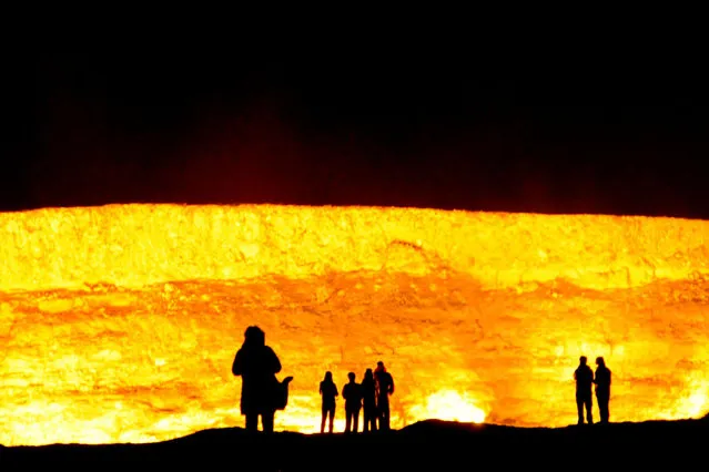 The door to hell. (Photo by William Keeping/Caters News)