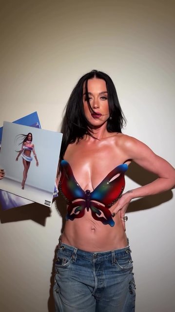 Katy Perry’s seventh album 143 has left many wondering whether the US pop superstar, 39, may have lost her Midas touch. Here is the image that accompanied the launch of her album this week, in the second decade of September 2024. (Photo by instagram)