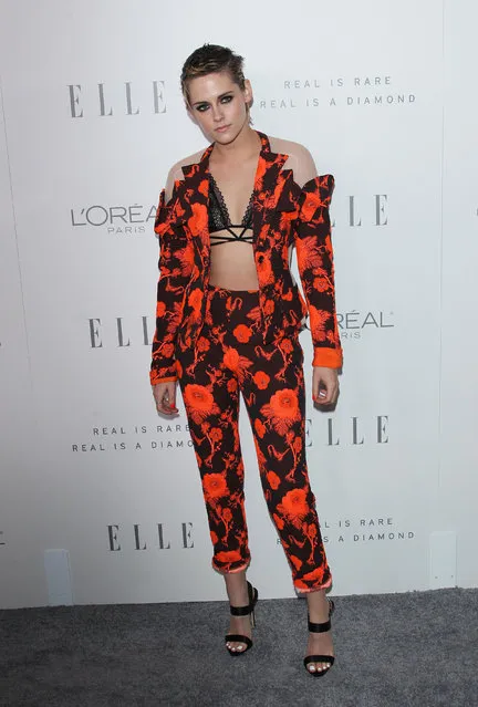 Kristen Stewart at the 2017 Elle Women in Hollywood Awards on October 17, 2017. (Photo by Jen Lowery/Splash News and Pictures)