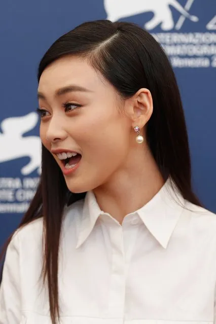 Actress Zhang Yuxian attends a photocall for “Mr. Six” during the 72nd Venice Film Festival at Palazzo del Casino on September 12, 2015 in Venice, Italy. (Photo by Tristan Fewings/Getty Images)
