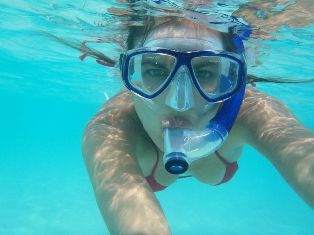 Russian fashion model Irina Shayk in the last decade of July 2025 shares a “pre-iPhone” throwback snap while snorkeling. (Photo by irinashayk/Instagram)