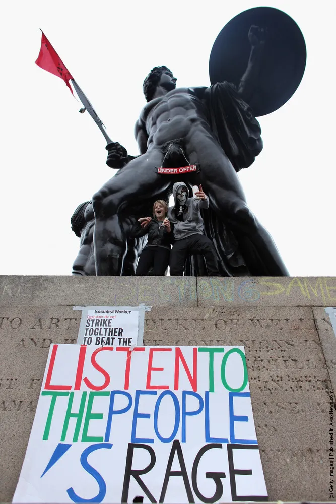 Protesters Against Spending Cuts Take Part In TUC's “March For The Alternative” Through London