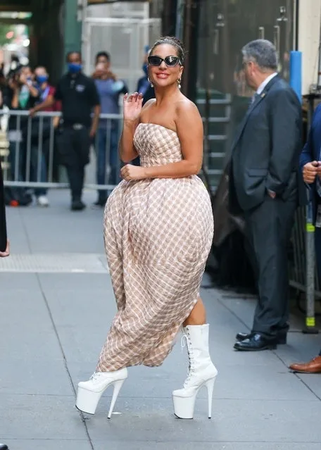 Lady Gaga arrives for her concert at Radio City Hall in New York City on August 5, 2021. (Photo by Backgrid USA)