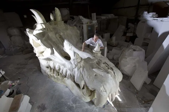 Giant Dragon Skull For Promotion Game Of Thrones