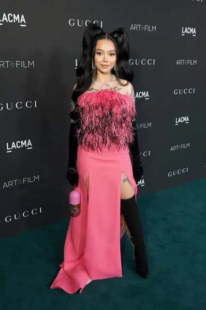 Filipino-American social media personality and singer Bella Poarch attends the 10th Annual LACMA ART+FILM GALA honoring Amy Sherald, Kehinde Wiley, and Steven Spielberg presented by Gucci at Los Angeles County Museum of Art on November 06, 2021 in Los Angeles, California. (Photo by Presley Ann/Getty Images for LACMA)