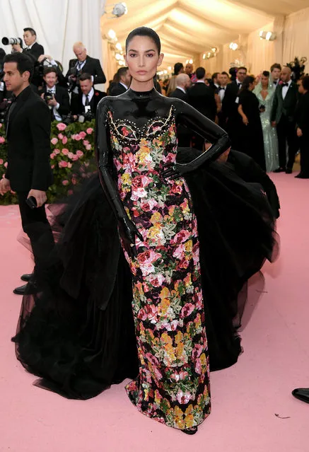Lily Aldridge attends The 2019 Met Gala Celebrating Camp: Notes on Fashion at Metropolitan Museum of Art on May 06, 2019 in New York City. (Photo by Neilson Barnard/Getty Images)