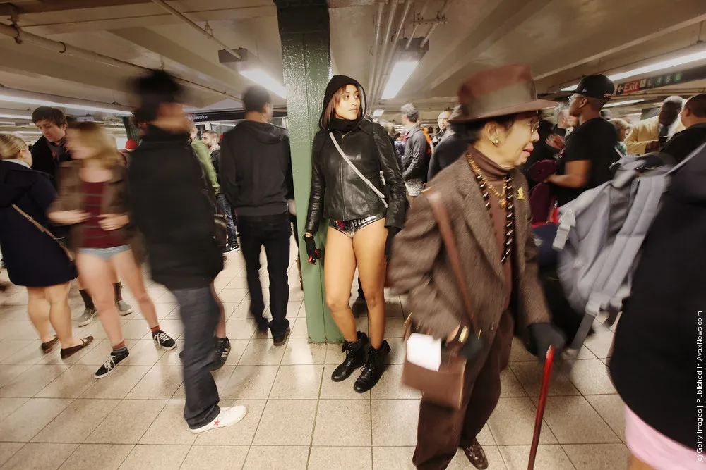 Annual “No Pants” Subway Ride Takes Place On NYC's Subways