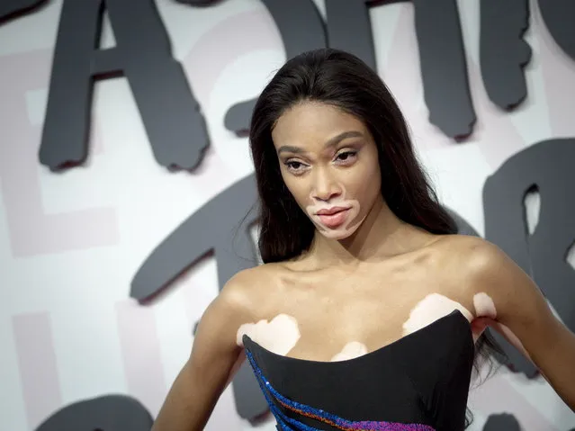 Winnie Harlow attends Fashion For Relief during the 71st annual Cannes Film Festival at Hangar 16 Airport of Cannes Mandelieu in Cannes, France, 13 May 2018. (Photo by Arnold Jerocki/EPA/EFE)