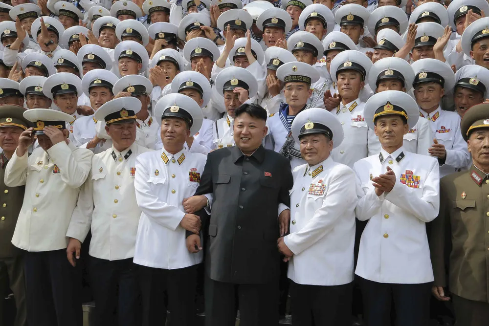 Kim Jong-un Tours a Submarine