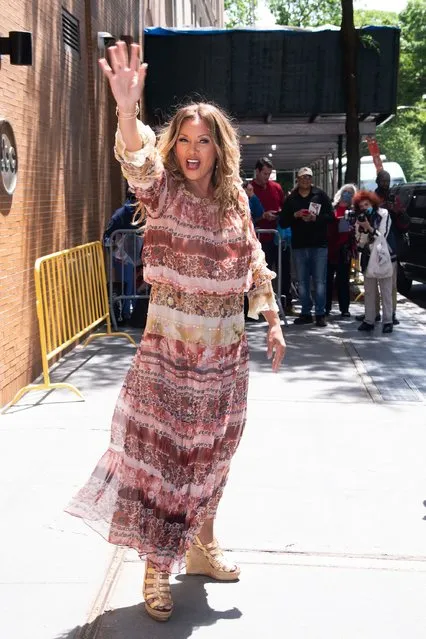 Actress Vanessa Williams is seen outside the “View” on May 26, 2022 in New York City. (Photo by RCF/The Mega Agency)