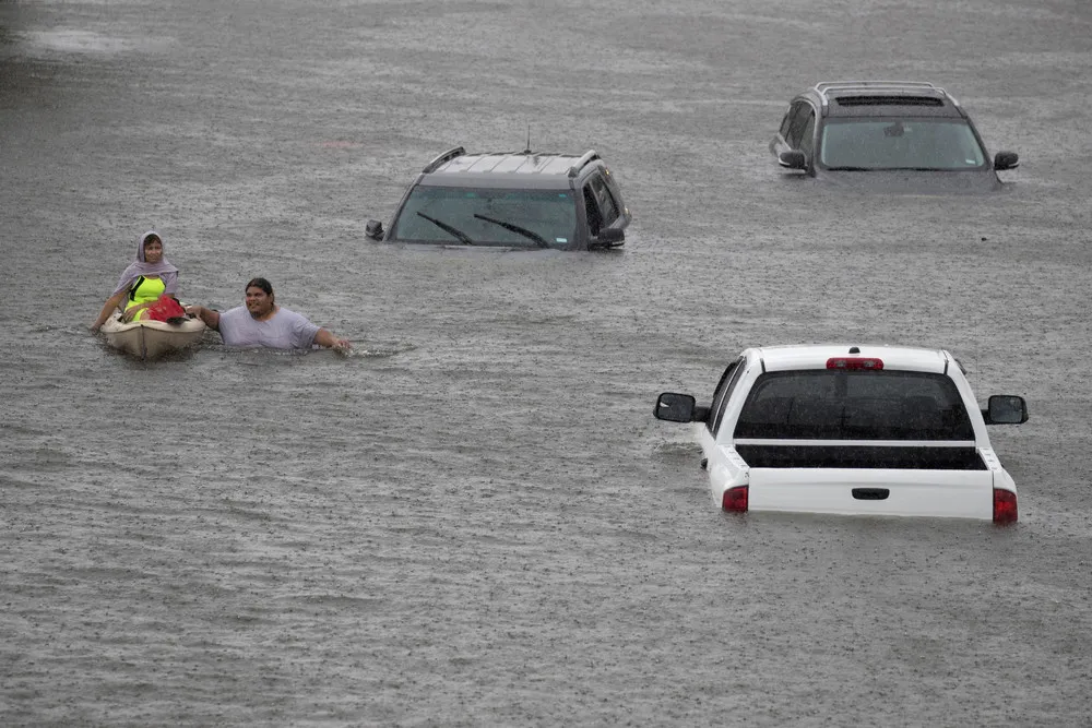 Hurricane Harvey slams Texas