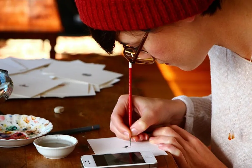 Miniature Painting By Lorraine Loots