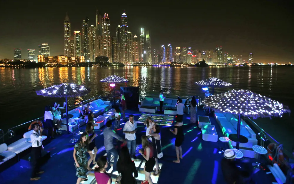 Dubai Marina is Glitzy “Manhattan” Playground