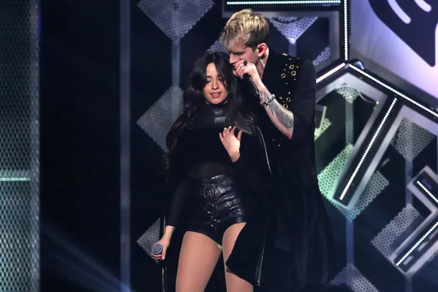 Machine Gun Kelly and Camila perform at Z100's Jingle Ball in Manhattan, New York, U.S., December 9, 2016. (Photo by Andrew Kelly/Reuters)