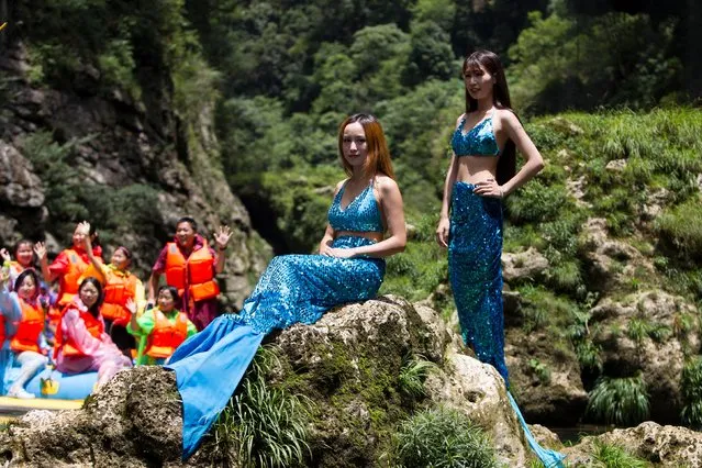 Looking for a reason to visit the Philippines? This mermaid school should do the trick. No, seriously, there’s an actual school that will teach you how to be a mermaid. It’s called the Philippines Mermaid Swimming Academy. A couple of years ago, the academy was founded by Anamie Saenz and Normeth Preglo. The duo was looking for a new fitness craze and thought of mermaids! It’s all pretty simple; students are given mermaid tails that help them focus on their core muscles while they swim around like Ariel. If you’re really looking to get involved, you can kick things up a notch with mermaid scuba diving and mermaid water scootering. The best part about the mermaid school? You can be any age and any gender – it really doesn’t matter! All you need to do is pull together $40 for an introductory class. You get to use a mermaid tail, and you’ll also get photos while taking part in the class. (Photo by Philippine Mermaid Swimming Academy/Exclusivepix Media)